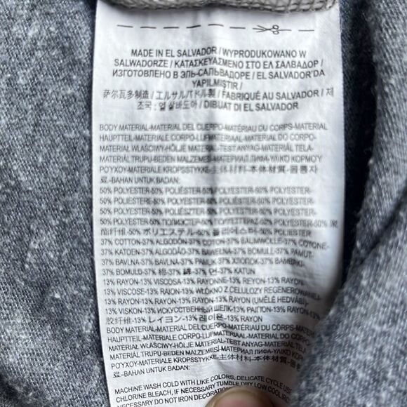 VANS TANK TOP BACK CUTOUT HEATHER GRAY XS - Picture 6 of 6